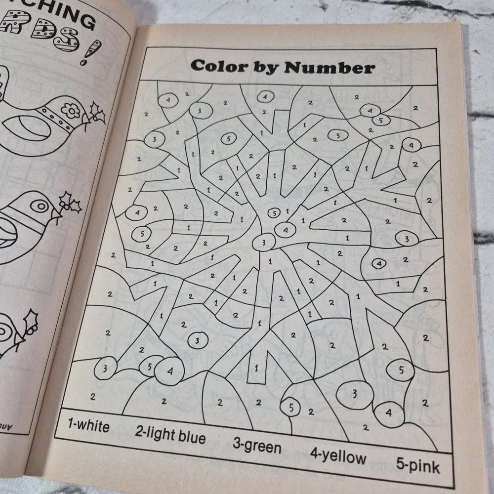 Creative Child Press Coloring Book The Elves Christmas Surprise 1980s  VINTAGE